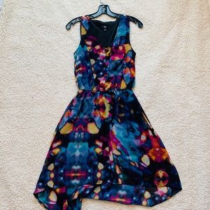 High-Low Summer Sunset Dress